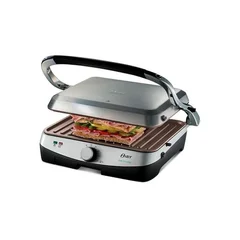 Sandwichera Grill Eléctrica Oster Multiuso