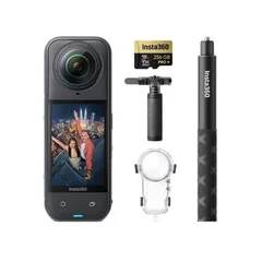 Cámara de Acción INSTA360 X5 8K 360 CINSAAHA INVISIBLE DIVE BUNDLE (X512)