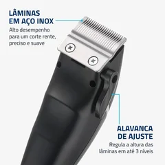 Cortador de Pelo Mondial Smart Cut CR-11-BI