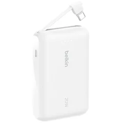 CARGADOR PORTÁTIL BELKIN BOOSTCHARGE 10.000MAH 20W CON CABLE USB-C INTEGRADO BPB021FQBL