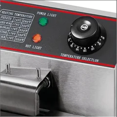 FREIDORA ELECTRICA CONSUMER 2 TANQUES 12 LTS 