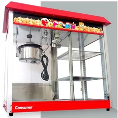 Máquina de pororó Consumer eléctrica con exhibidor 