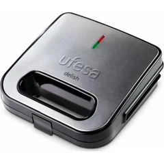 Sandwichera Ufesa SW7870 Delish Inox para 2 Sándwiches 900W