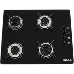 Anafe Empotrable a Gas Midas B2 4 Hornallas 