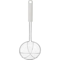 Espumadera KitchenAid KHA010OHPNG de acero inoxidable para frituras de 36 cm - Blanco