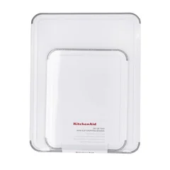 Set de 2 Tablas de Corte Antideslizantes KitchenAid KEG710NOSMGA de Polipropileno – Blanco