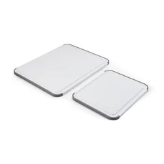 Set de 2 Tablas de Corte Antideslizantes KitchenAid KEG710NOSMGA de Polipropileno – Blanco