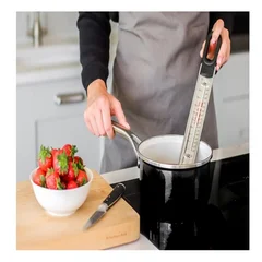 Termómetro Curvo para Dulces y Frituras KitchenAid KQ907G de Acero Inoxidable