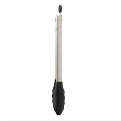 Pinza Multiusos KitchenAid KQG094OHOBE 29 cm de Acero Inoxidable con Punta de Silicona – Negro