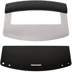 Cuchillo Mezzaluna KitchenAid KQG173OHOBE 15 cm de Acero Inoxidable – Negro