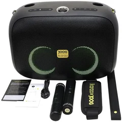 Parlante Joog Bold XS-1000 300W TWS con 2 micrófonos inalámbricos