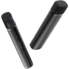 Parlante de Karaoke Joog Shell S3 Black 80W Pantalla 7" 2x Micrófonos inalámbricos