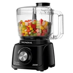 Mini Procesador Mondial Turbo Pratic MP-16-B 300 W 220 V - Negro
